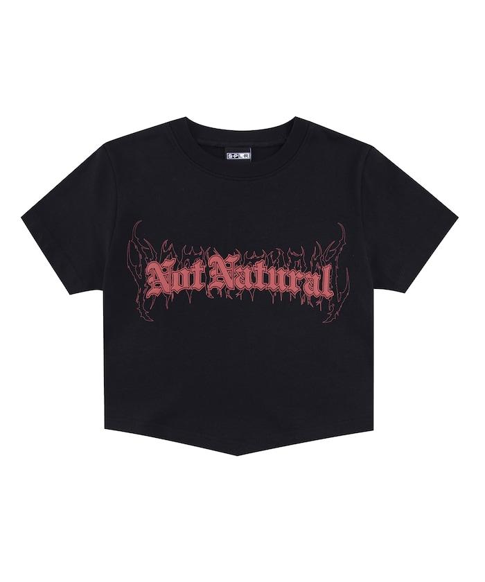 非自然 Cropped Tee / 【限定推出】