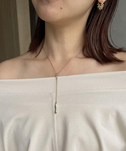 〈GOLDY/ゴールディ〉扭曲Y字項鍊