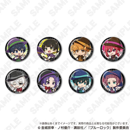 《藍色監獄》交易迷你角色罐徽章 魔法師版 【整盒／8個裝】