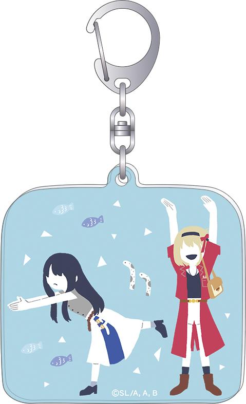 《莉可麗絲》丙烯鑰匙扣/輕鬆調色板 水族館