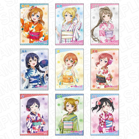 Love Live! 方形徽章 浴衣版【8個裝】【全套禮盒】