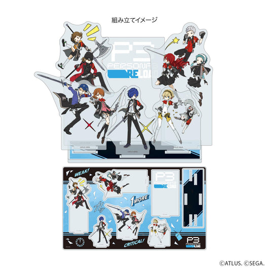 Persona 3 重製版_高級 亞克力景觀板01/集合設計(圖形藝術插圖)