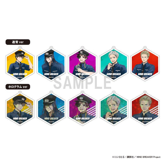 《防風少年》丙烯鑰匙扣收藏系列 警察版 【整盒/10個裝】