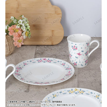 《藍色監獄》_Noritake合作 千切 豹馬 花鳥設計 盤子