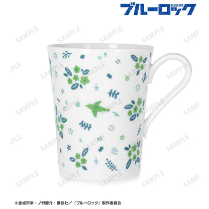《藍色監獄》_Noritake合作 潔世一 花鳥設計 馬克杯