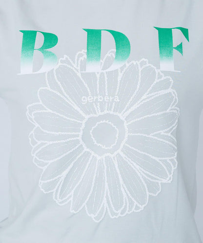 【限定】BDF花卉logo短袖T恤