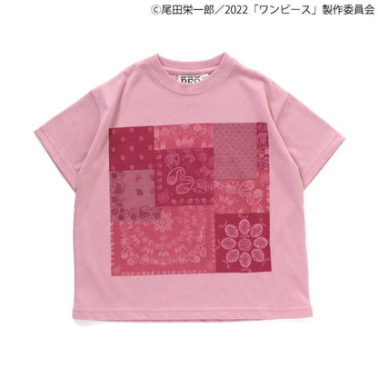 ONE PIECE 印花衛衣帶織物貼布