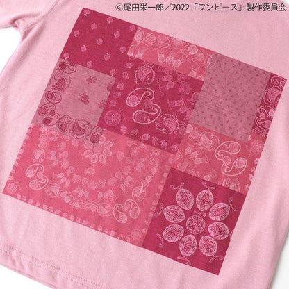 ONE PIECE 印花衛衣帶織物貼布