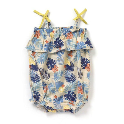 植物圖案連體衣