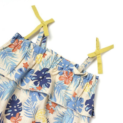 植物圖案連體衣