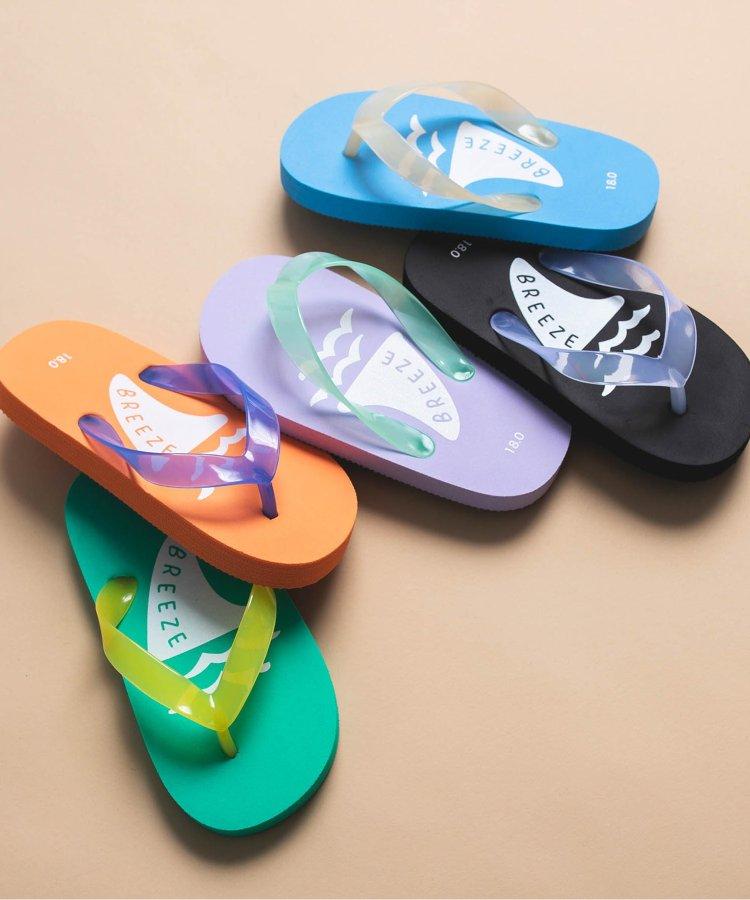 多色海灘涼鞋