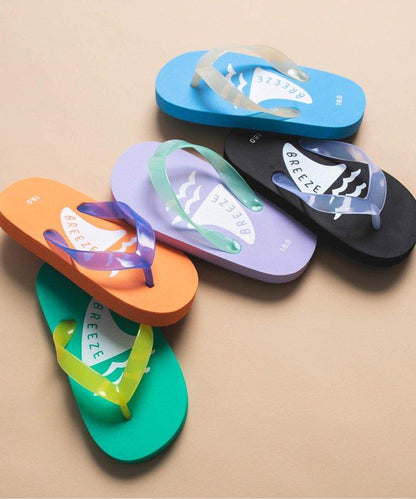 多色海灘涼鞋