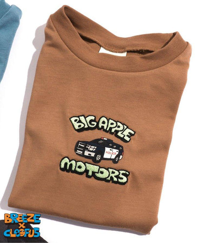 克萊奧法斯聯名紐約工作車刺繡襯衫