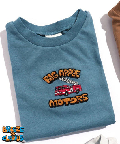 克萊奧法斯聯名紐約工作車刺繡襯衫