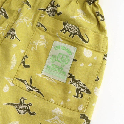 恐龍圖案短褲 五分褲