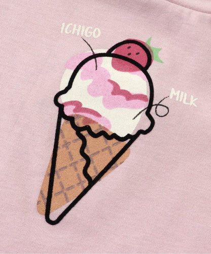 冰淇淋印花T恤
