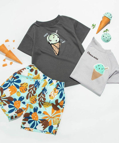 冰淇淋印花T恤