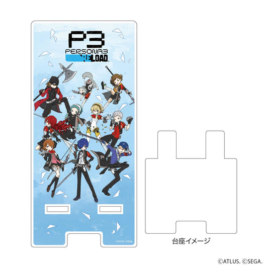 Persona 3 重製版_智能手機角色立牌01/並列設計(圖形藝術插圖)