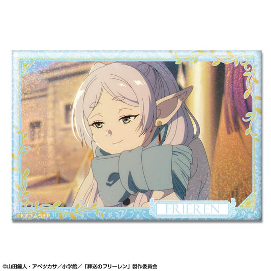 《葬送的芙莉蓮》全息罐徽章 設計08(自由蓮/黑)