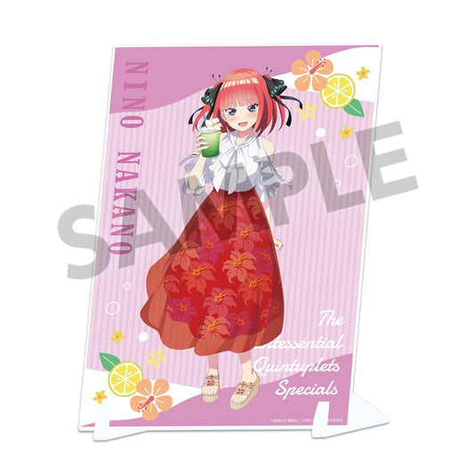 《五等分的新娘》∽_描き下ろし視覺亞克力板 中野二乃 假期 ver.