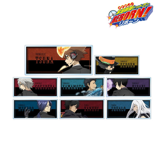 《家庭教師HITMAN REBORN!》_描き下ろし插圖 戰鬥背影版 交易用亞克力姓名牌單位/單品