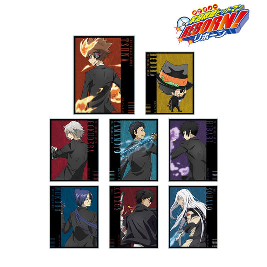 《家庭教師HITMAN REBORN!》-繪製插圖 戰鬥背影版 交易亞克力卡片(單位/單品)