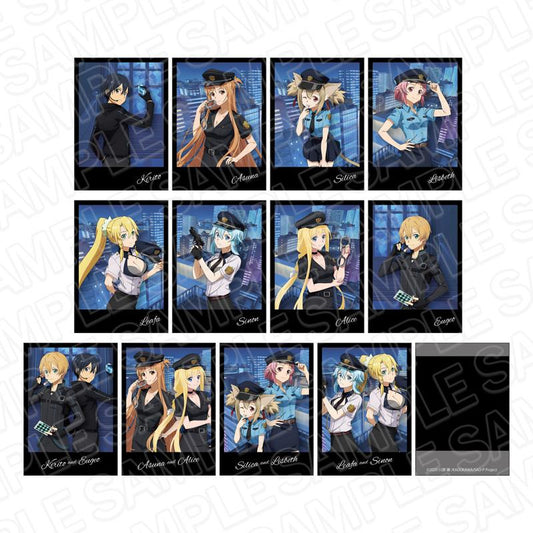 劇場版《刀劍神域》-進化之鏈- 黑暗夕暮的斯凱爾佐_即時相片風明信片(盲盒) 怪盜/警察版。