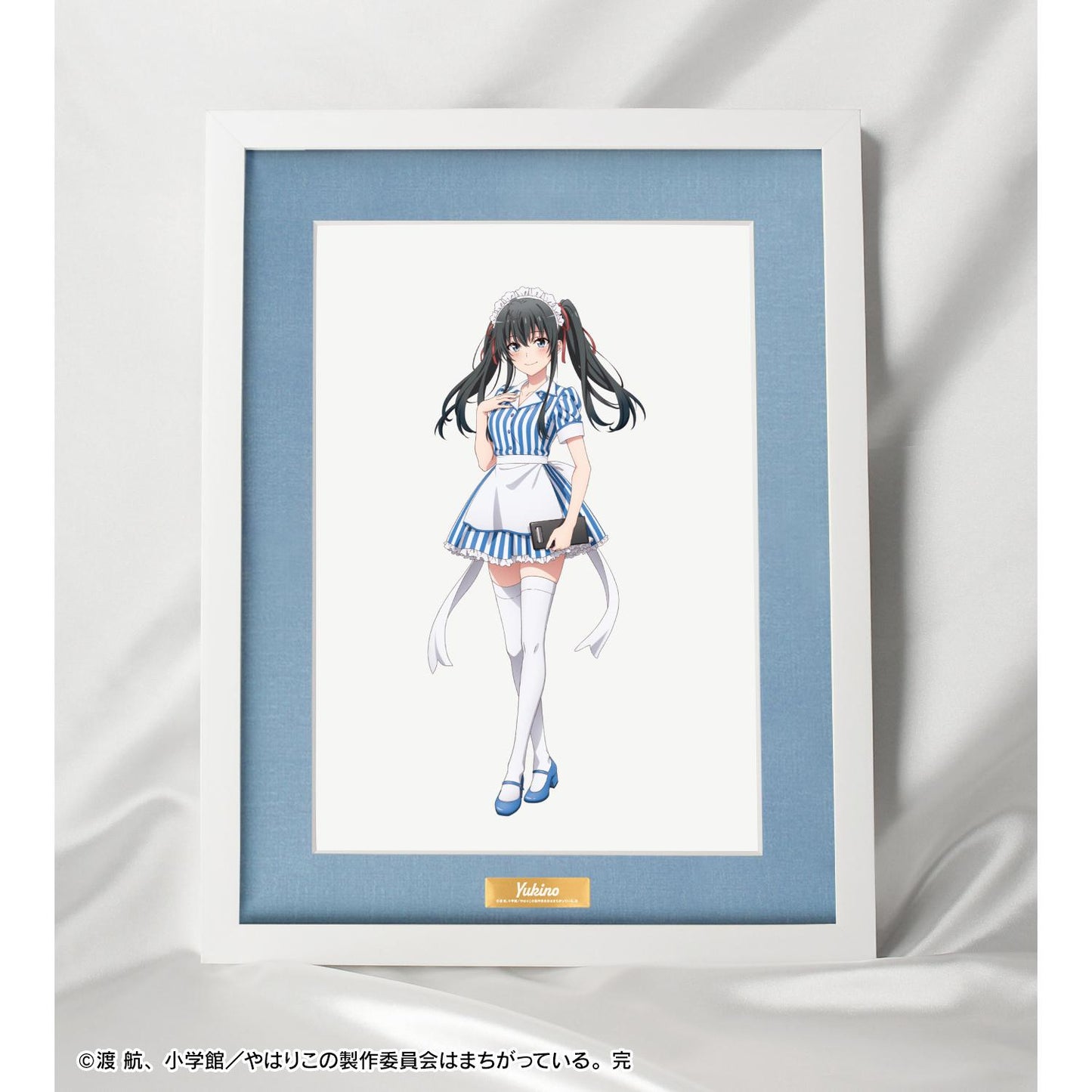 《我的青春戀愛物語果然有問題》_描繪下來的插圖 雪之下雪乃 美式餐廳版 角色人物圖