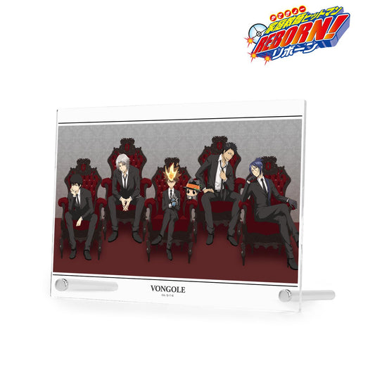 《家庭教師HITMAN REBORN!》- 描繪下來的插圖 雅典娜家族 寶座版 A5 亞克力面板