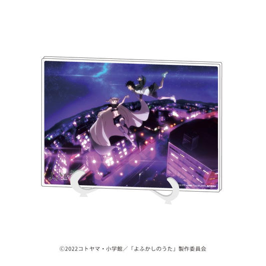 《徹夜之歌》A5尺寸 丙烯畫板01/七草菜蘇娜＆夜守光場景插圖