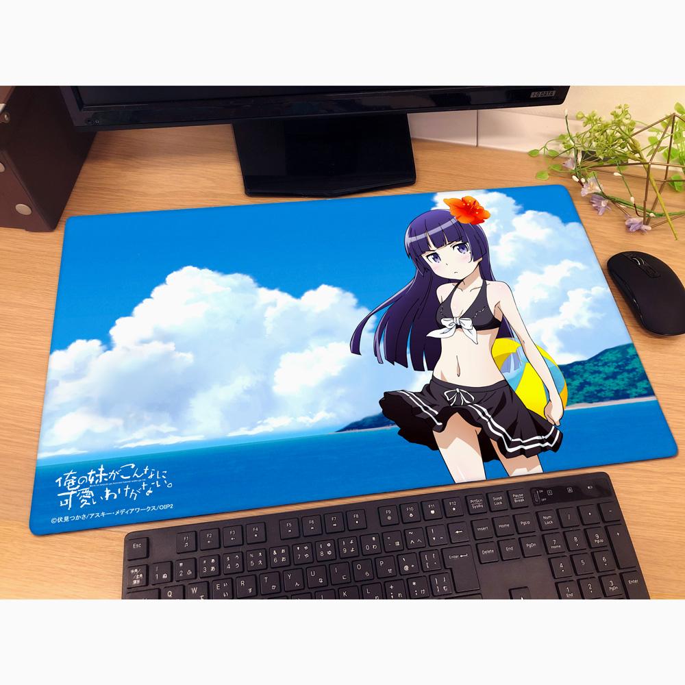 《我的妹妹哪有這麼可愛》橡膠墊 黑貓/泳裝