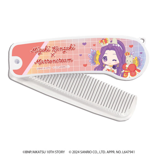 愛酷！×《三麗歐》_摺疊梳10/神崎 美月×栗子奶油(迷你角色插圖)