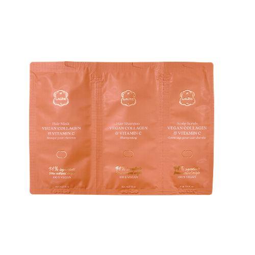 純素膠原蛋白+維生素C 頭髮護理 3步套裝袋 限時特惠價！