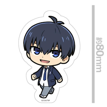 《藍色監獄》主題印花剪貼貼紙A［藍色］