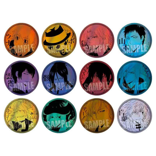 《家庭教師HITMAN REBORN!》交易透明激光罐徽章【全套裝盒/12個裝】
