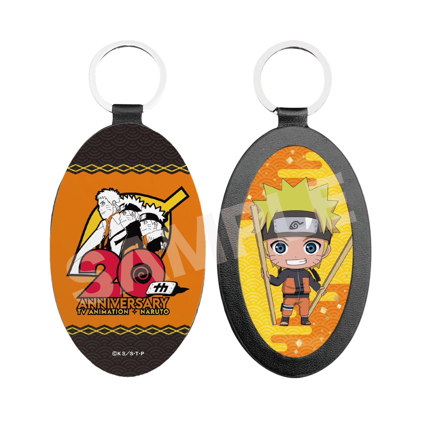 《火影忍者》-火影忍者疾風傳-皮質鑰匙扣/01 旋渦鳴人