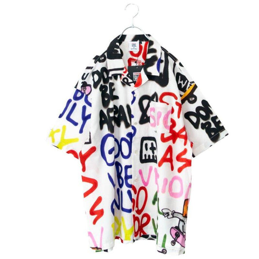 VISION STREET WEAR 格爾尼卡圖案襯衫 白色 (CT7116WH)