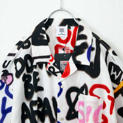 VISION STREET WEAR 格爾尼卡圖案襯衫 白色 (CT7116WH)