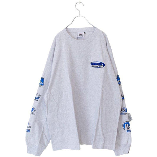 VISION STREET WEAR 標誌袖印短袖T 淺灰色 (CT7125GY)