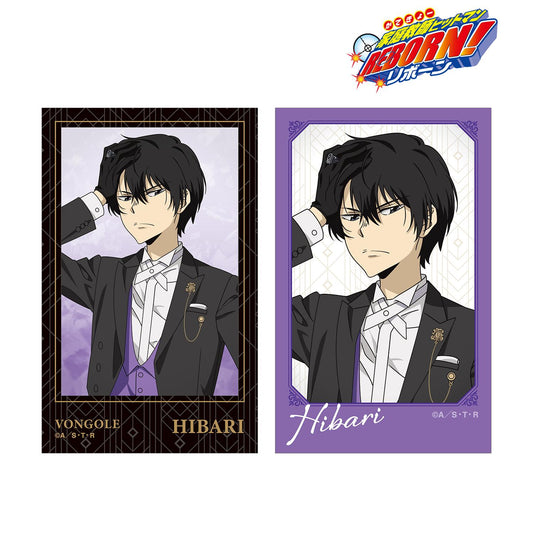 《家庭教師HITMAN REBORN!》_描き下ろし 雲雀 恭彌 燕尾服版 即拍相機風格插畫卡片2張組合