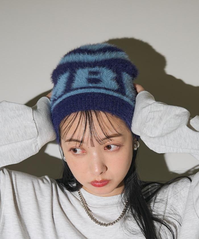 聯名重 莫哈毛線針織帽
