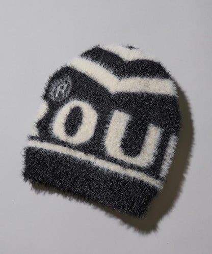 聯名重 莫哈毛線針織帽
