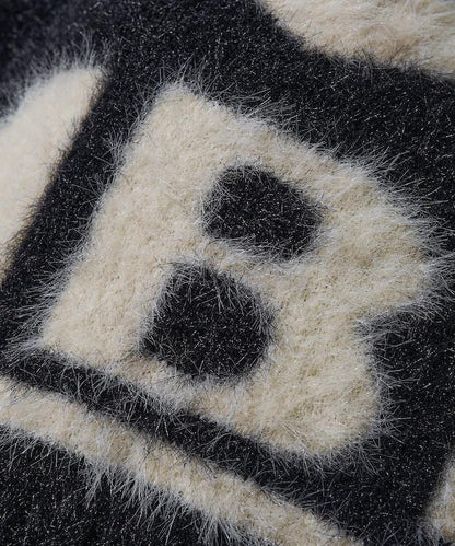 聯名重 莫哈毛線針織帽