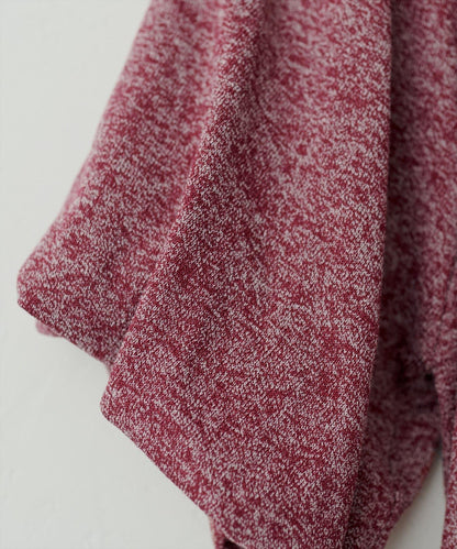 氣球袖混紡針織衫