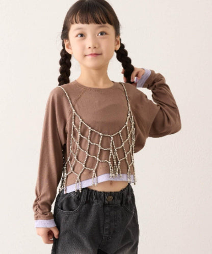 【CIAOPANIC TYPY】【KIDS】透明疊層T恤