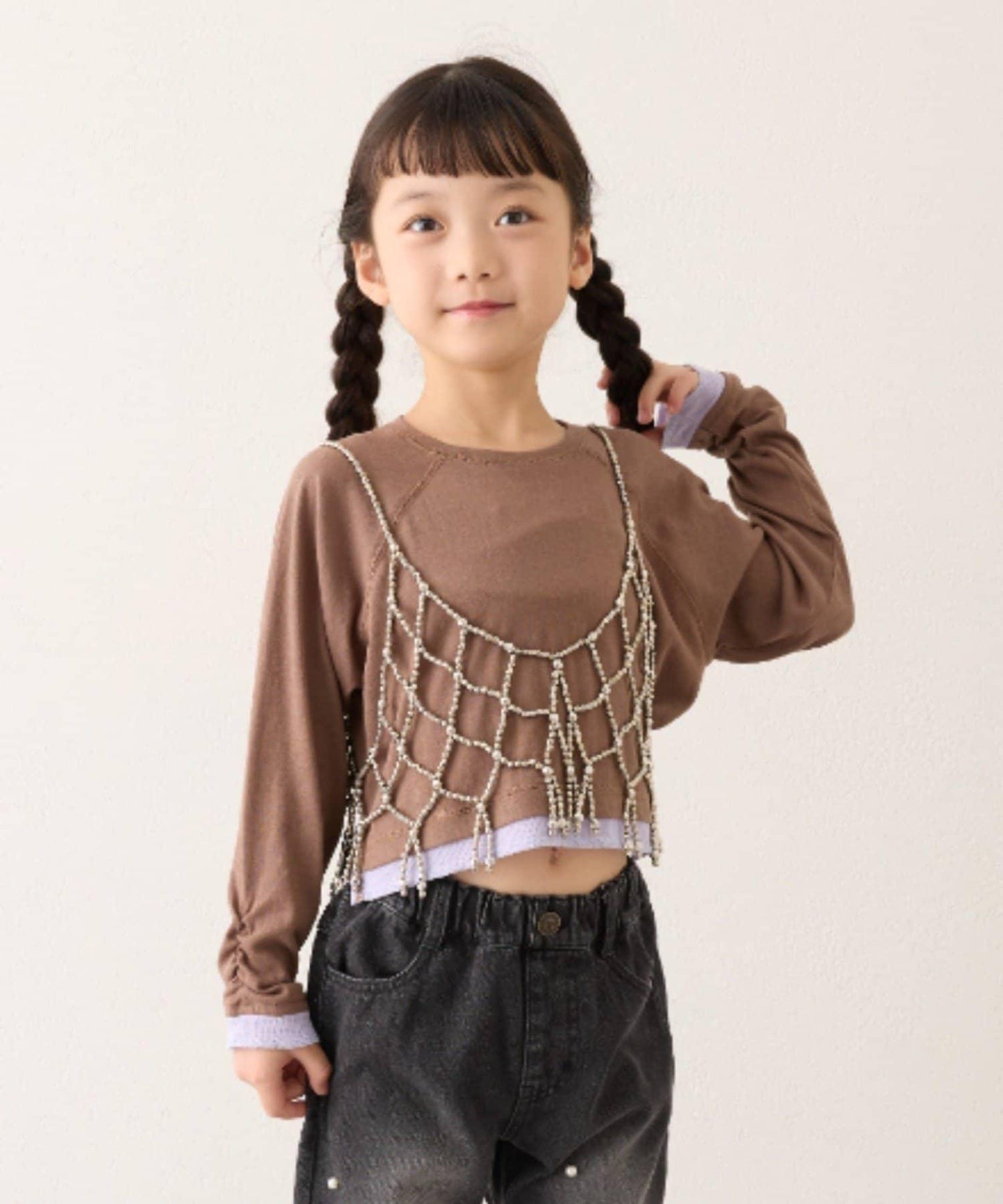 【CIAOPANIC TYPY】【KIDS】透明疊層T恤