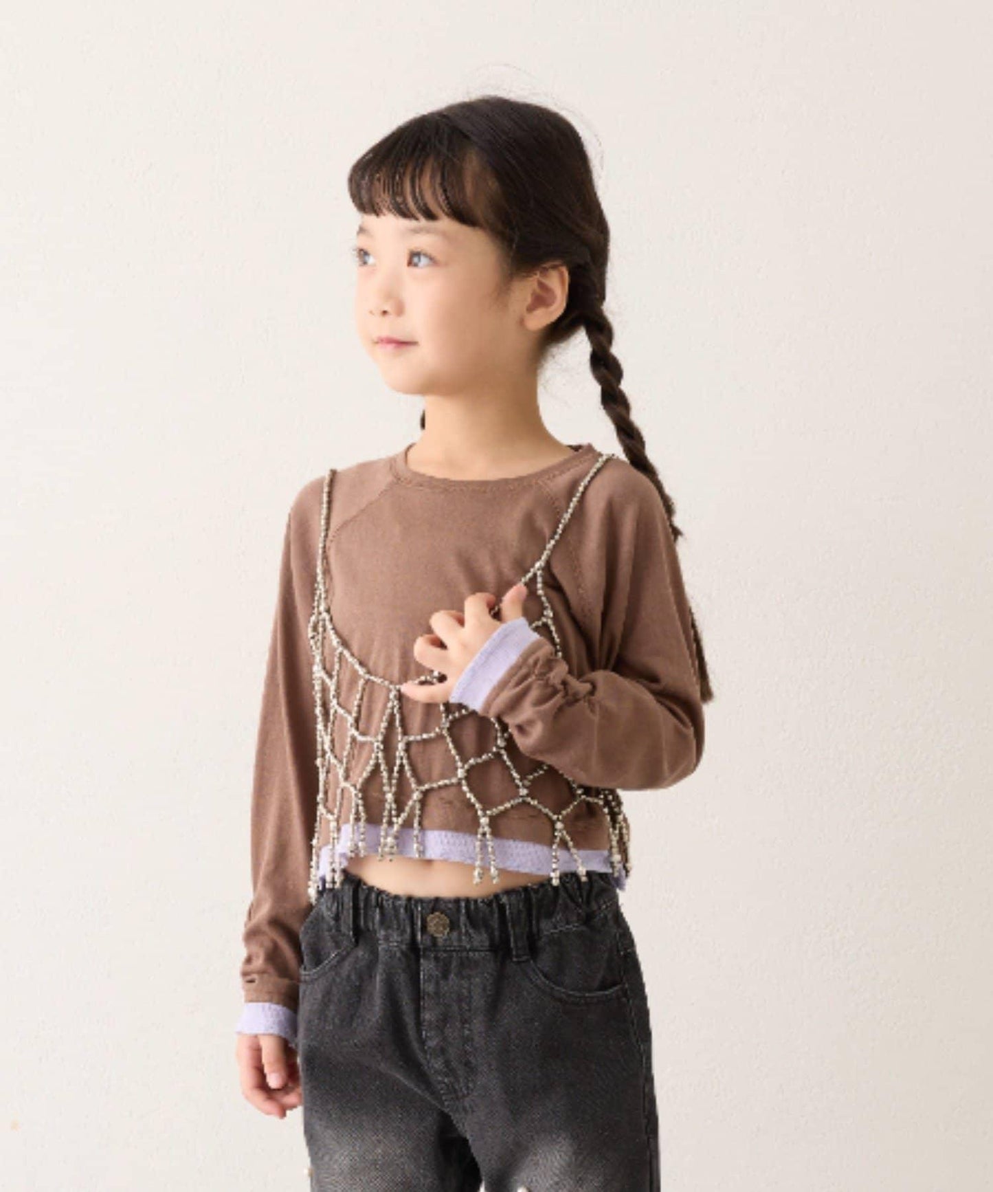 【CIAOPANIC TYPY】【KIDS】透明疊層T恤