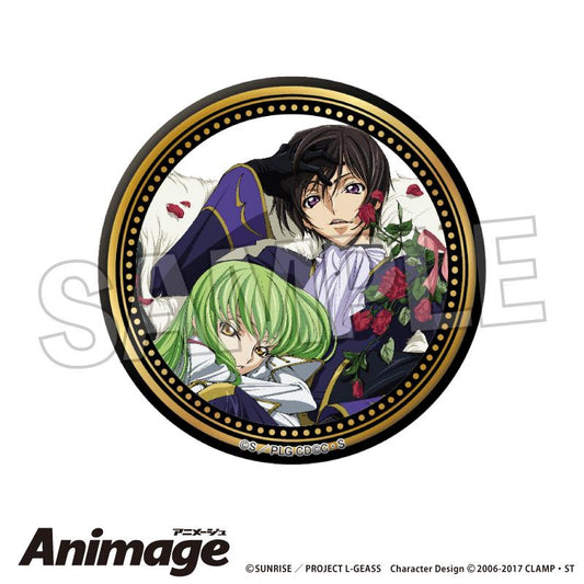 《反叛的魯路修》Animage 閃閃發光的罐子徽章 C