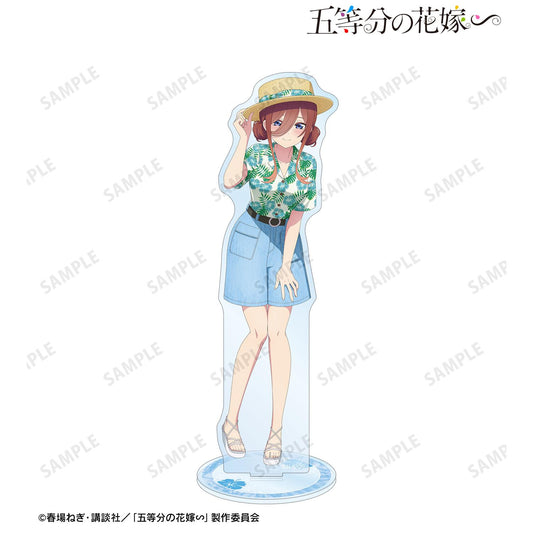 《五等分的新娘》∽_描き下ろし 中野三玖 阿羅哈襯衫版 大號亞克力立牌