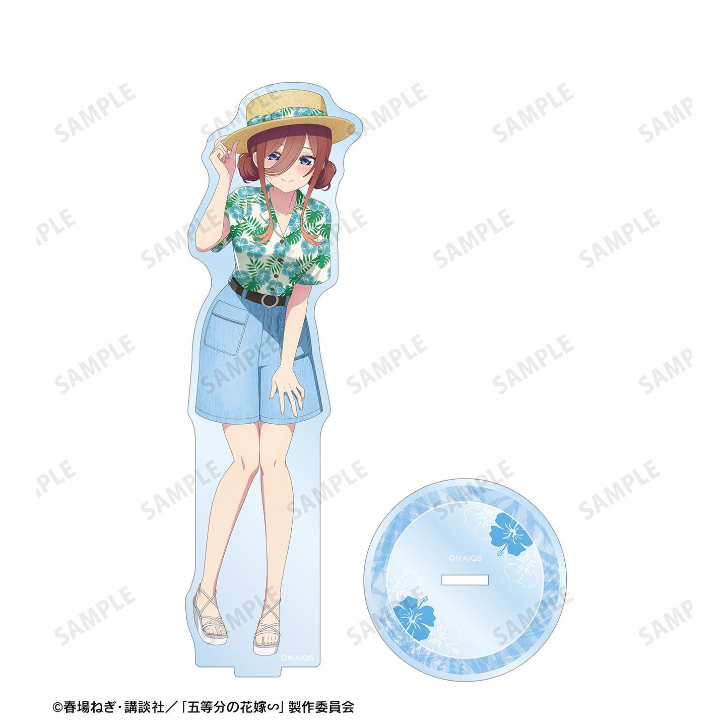 《五等分的新娘》∽_描き下ろし 中野三玖 阿羅哈襯衫版 大號亞克力立牌